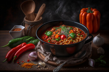 Delicious goulash, generative ai