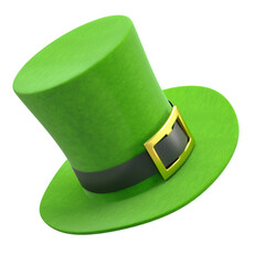 St. Patrick`s day top heat isolated on background