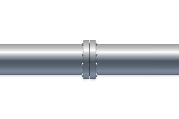 3d realistic pipe with piping system