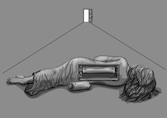 Fototapeta premium stress and fatigue