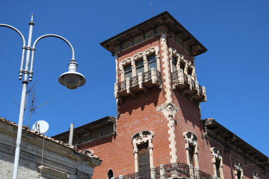 "Palazzo Pastore - Pastore Palace" in Melfi, Province of Potenza, Basilicata Region, Italy. 