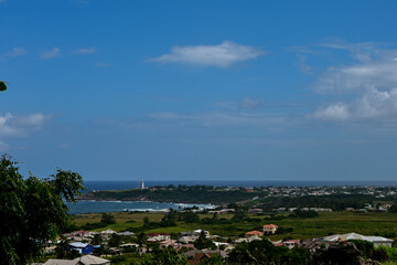 Fototapeta na wymiar The Landscape on From St John Barbados