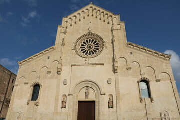 Fototapeta na wymiar Cathedral at Piazza Duomo in Matera, Italy