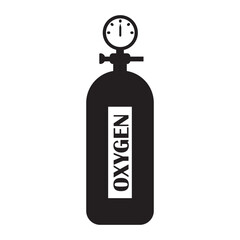 oxygen tube icon logo vector design template