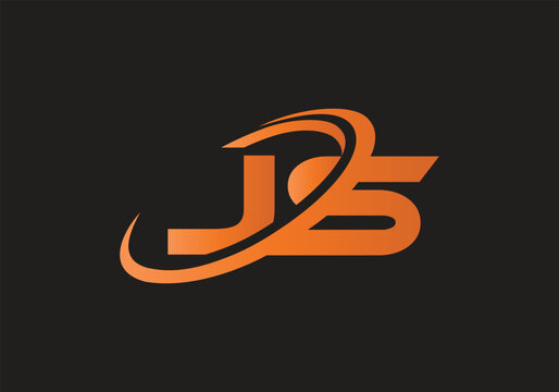 JS text logo design for your business