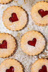 Beautiful Linzer Heart Cookies 