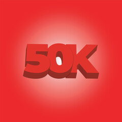 Follower and Subscribe Tag Vector Design