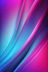 Abstractive blue purple flowing gradient lines wallpaper background Generative AI
