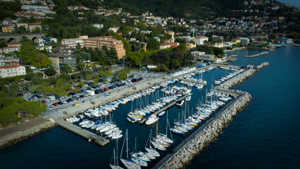 Seaside old town Trieste, Boats and Yachts