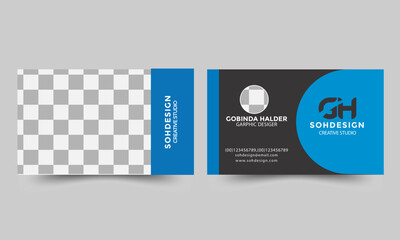 Creative and modern business card template
