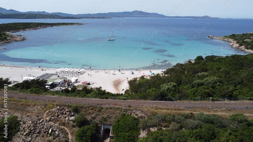 Wall mural cala sabina - spiaggia - sardegna