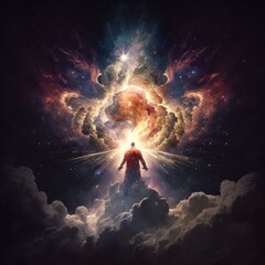 god, space, big bang, generative ai