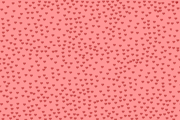 Abstract heart shape pink  background. Colorful banner template. Easy editable illustration for display product, advertisement, wallpaper, websites, card, greetings. Valentine's day, love, relation.