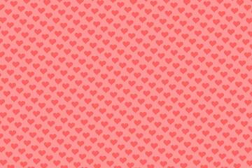 Abstract heart shape pink  background. Colorful banner template. Easy editable illustration for display product, advertisement, wallpaper, websites, card, greetings. Valentine's day, love, relation.