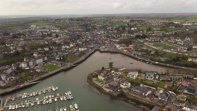 Kinsale, Cork, Ireland. February 2023
A panoramic view of the city from a drone