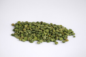 green split peas. Soup ingredient 