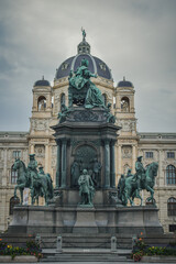 Fototapeta na wymiar Viennese architecture in full glory.