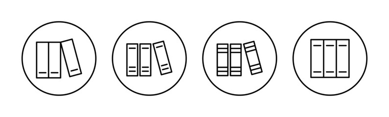 Library icon vector for web and mobile app. education sign and symbol