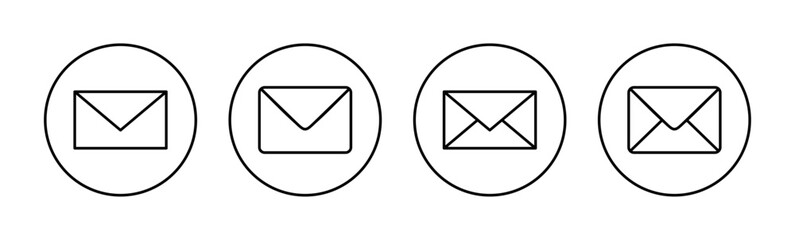 Mail icon vector for web and mobile app. email sign and symbol. E-mail icon. Envelope icon