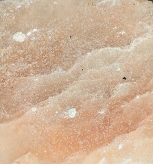 A sea salt block closeup.