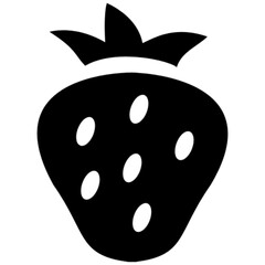 strawberry vector, icon, symbol, logo, clipart, isolated. vector illustration. vector illustration isolated on white background.