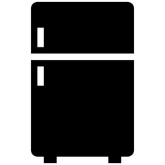 refrigerator vector, icon, symbol, logo, clipart, isolated. vector illustration. vector illustration isolated on white background.