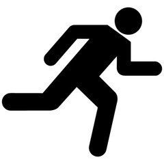 running vector, icon, symbol, logo, clipart, isolated. vector illustration. vector illustration isolated on white background.