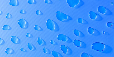 drops of water paint on metal background 3d render