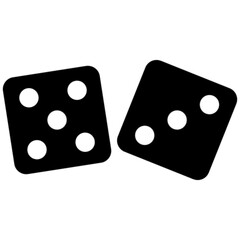 dice vector, icon, symbol, logo, clipart, isolated. vector illustration. vector illustration isolated on white background.