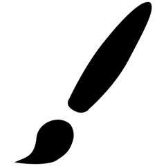 art brush vector, icon, symbol, logo, clipart, isolated. vector illustration. vector illustration isolated on white background.