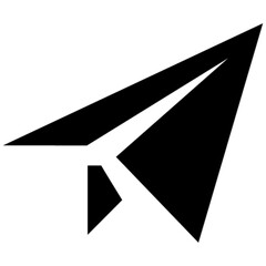 paper plane vector, icon, symbol, logo, clipart, isolated. vector illustration. vector illustration isolated on white background.