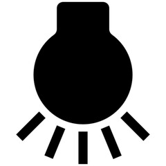 bulb vector, icon, symbol, logo, clipart, isolated. vector illustration. vector illustration isolated on white background.