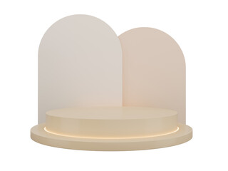 Abstract podium geometric minimal background for business product display presentation isolate background . 3d rendering illustration.