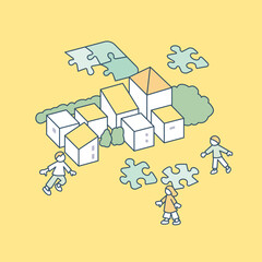 パズルのピース。
生活のバランスを考える