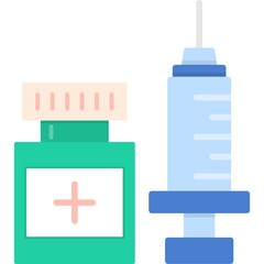 Obraz premium Vaccination Icon