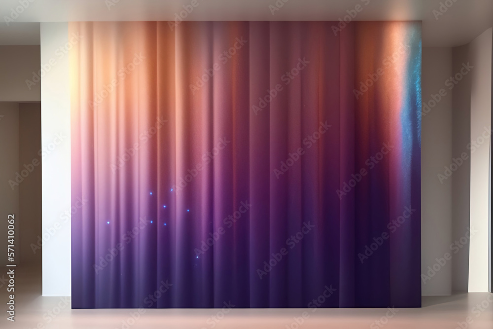 Wall mural generative ai: colorful background for product display or pre-made scene