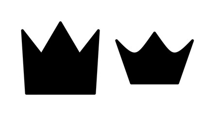 Crown icon vector illustration. crown sign and symbol