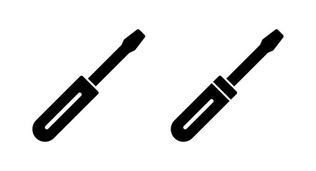 Screwdriver icon vector illustration. tools sign and symbol