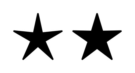 Obraz premium Star Icon vector illustration. rating sign and symbol. favourite star icon