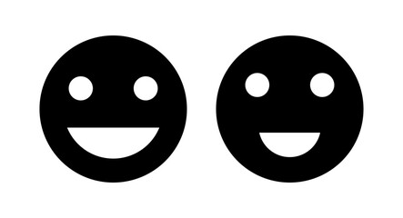 smile icon vector illustration. smile emoticon icon. feedback sign and symbol