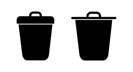 Trash icon vector illustration. trash can icon. delete sign and symbol.
