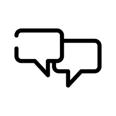 Fototapeta premium Chat Icon Vector Symbol Design Illustration