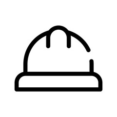 Construction Hat Icon Vector Symbol Design Illustration