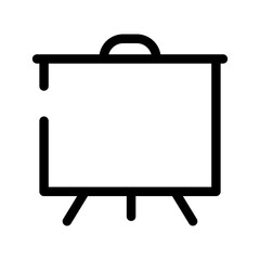 Projector Screen Icon Vector Symbol Design Illustration