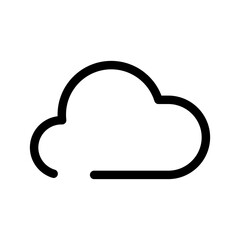 Cloud Icon Vector Symbol Design Illustration