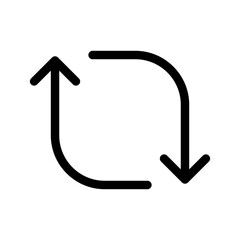 Reload Icon Vector Symbol Design Illustration