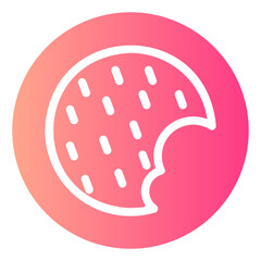 cookies gradient icon