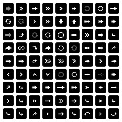 arrow icon set vector sign symbol