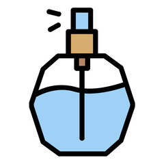 Perfume icon color line