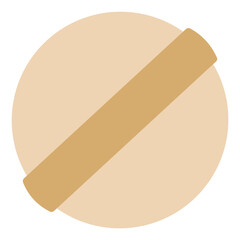 Spoon powder flat icon